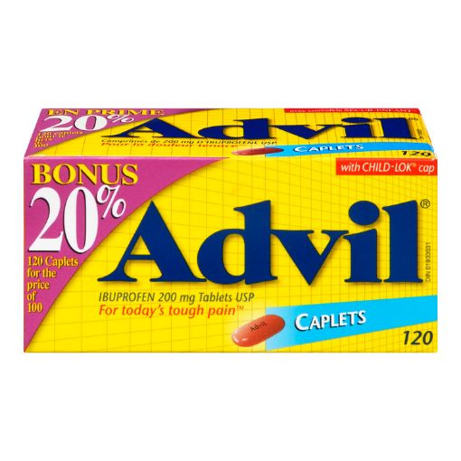 Picture of ADVIL BONUS PK CAPLET 200MG 120S                                           