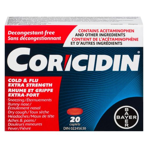 Picture of CORICIDIN COLD and FLU - EXTRA 20S