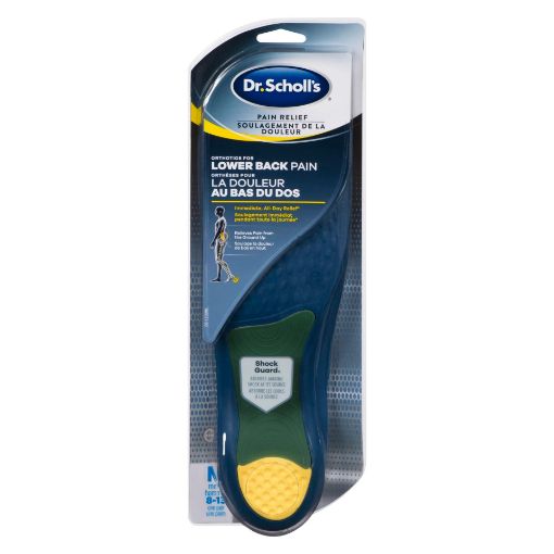 Picture of DR. SCHOLLS ORTHOTIC INSOLES - BACK PAIN RELIEF - MENS 1PR                 