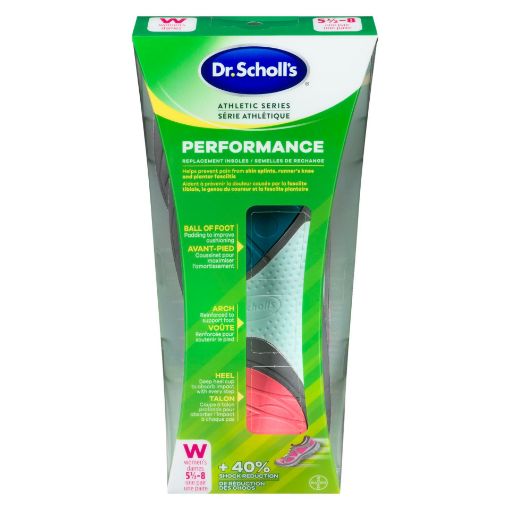 Picture of DR. SCHOLLS ACTIVE SERIES INSOLES - WOMENS - SIZE 5.5-8 1PR                