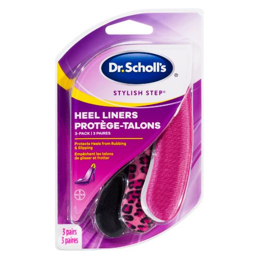 Picture of DR. SCHOLLS FOR HER HEEL LINERS - SOLE EXPRESSIONS 3PR                     