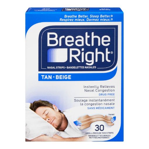 Picture of BREATHE RIGHT TAN SM/MD 30S                                                