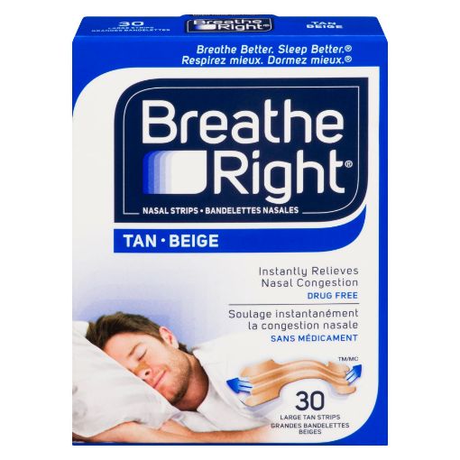 Picture of BREATHE RIGHT TAN LG 30S                                                   