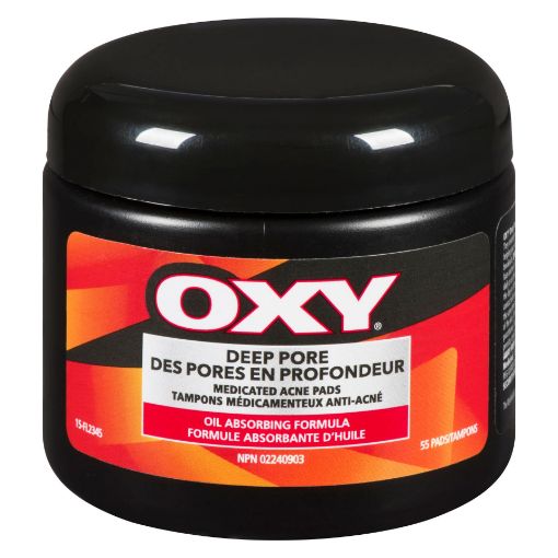 Picture of OXY DAILY CLEANSING PADS - DEEP PORE 2% 55S