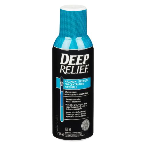 Picture of DEEP RELIEF MAXIMUM STRENGTH - ICE COLD SPRAY 150ML                        
