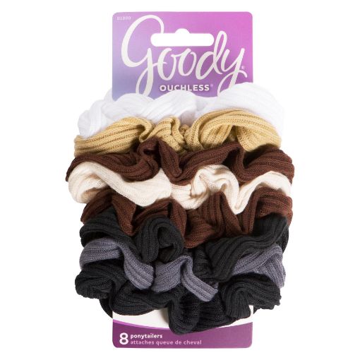 Picture of GOODY OUCHLESS RIBBED SCRUNCHIES 8S