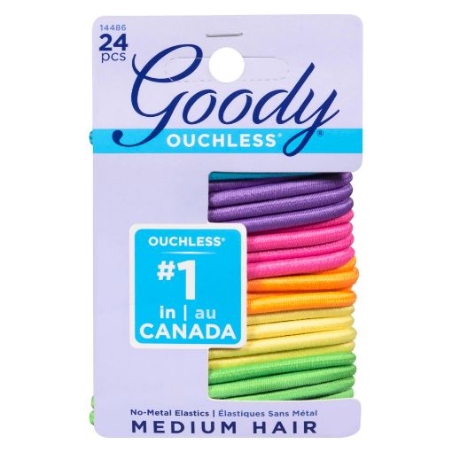 Picture of GOODY OUCHLESS ELASTICS - NEON 4MM 24S