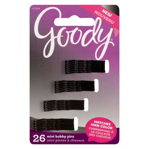 Picture of GOODY METALLIC SMALL BOBBY PIN - BLACK 26S