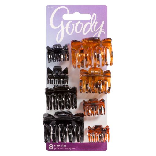 Picture of GOODY CLAW CLIPS - BOW TIE TOP ASSORTED 8S