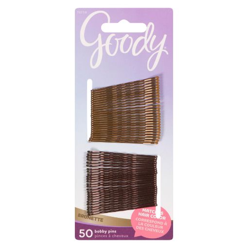 Picture of GOODY METALLIC FINISH BOBBY PIN - BRUNETTE 50S