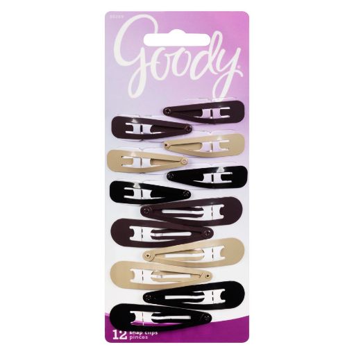 Picture of GOODY CONTOUR BARRETTES - SILVER 12S                                       