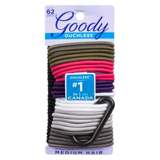 Picture of GOODY OUCHLESS ELASTICS - BLACK/EARTHTONES W/CARBINER 62S