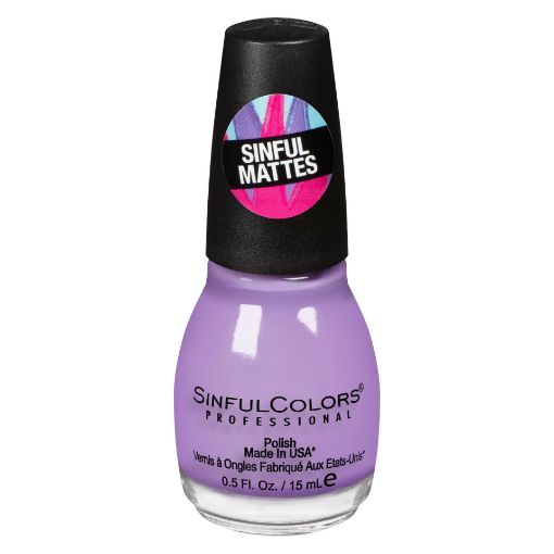 Picture of SINFULCOLORS SHOCKING MATTES NAIL ENAMEL - PURPLEXED                       