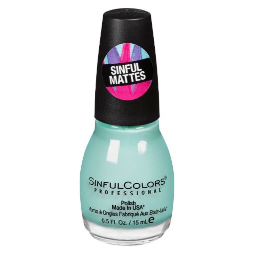Picture of SINFULCOLORS SHOCKING MATTES NAIL ENAMEL - STATE-MINT                      