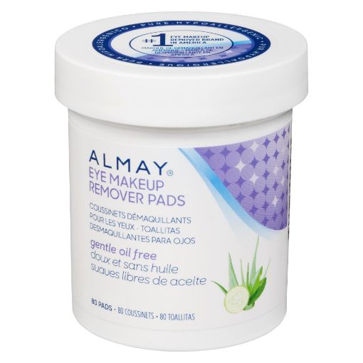 Picture of ALMAY EYE MAKEUP REMOVER PADS – GENTLE OIL-FREE 80S                        