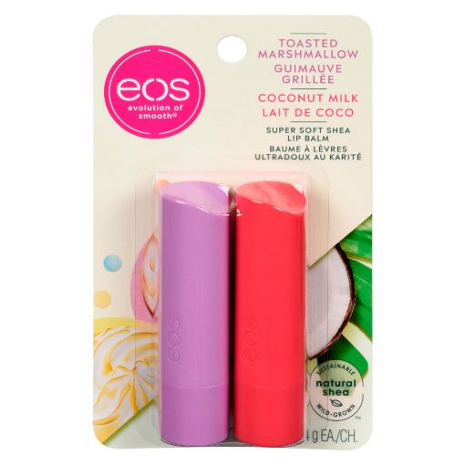 Picture of EOS LIP BALM - MARSHMALLOWS AND COCONUT 2X4GR                     