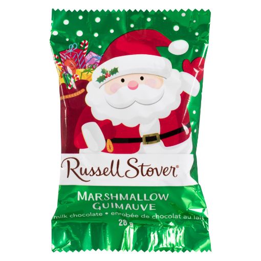 Picture of RUSSELL STOVER MARSHMALLOW SANTA 28GR                                      
