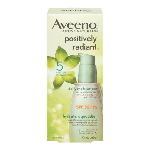 Picture of AVEENO POSITIVELY RADIANT DAILY MOISTURIZER SPF30 75ML                     