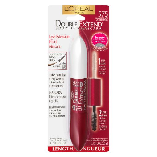 Picture of LOREAL DOUBLE EXTEND MASCARA - BLACKEST BLACK                              