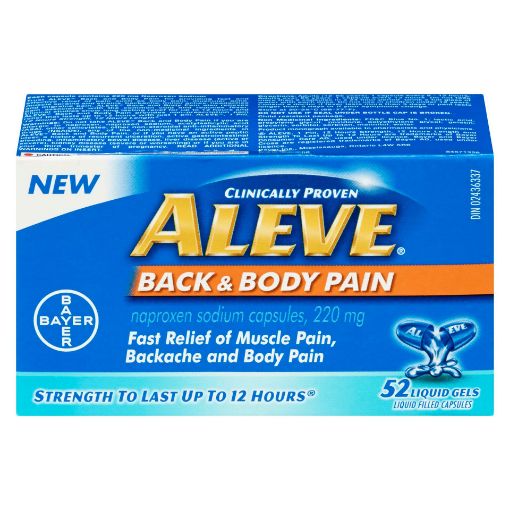 Picture of ALEVE BACK and BODY PAIN LIQUID GEL 52S