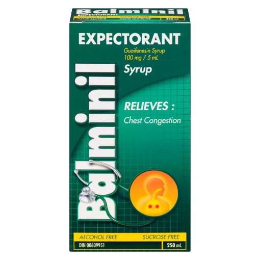 Picture of BALMINIL EXPECTORANT SYRUP - SUGAR FREE 250ML                 