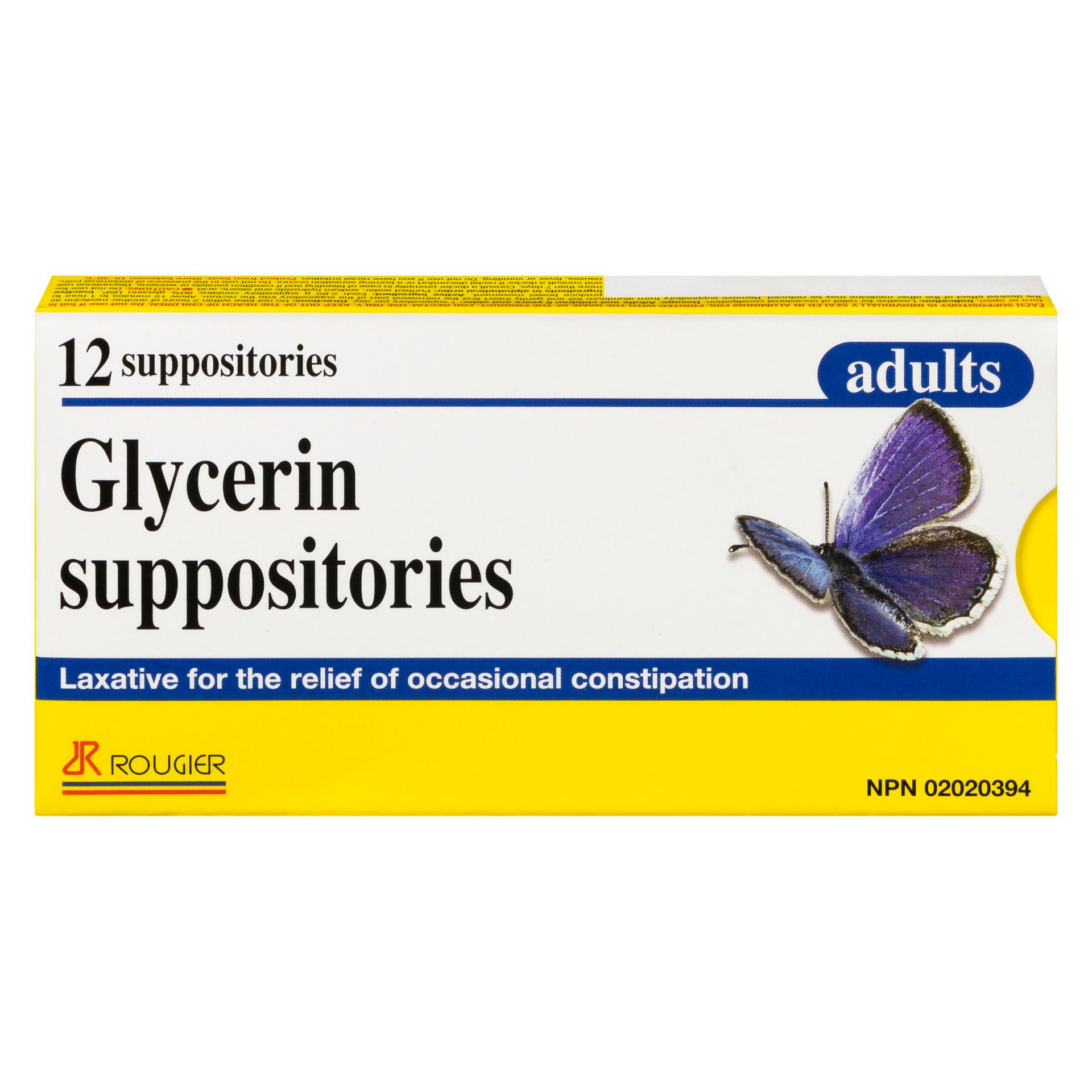 Rougier - Glycerin Suppositories - Adults