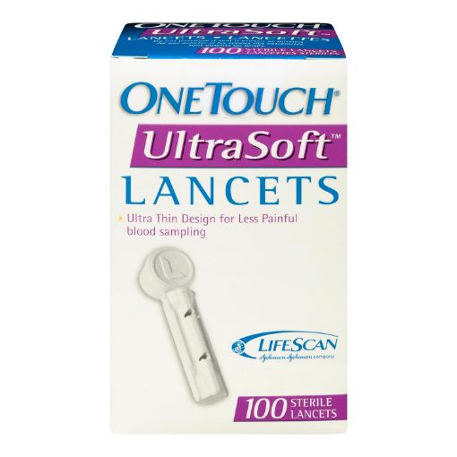 Picture of ONE TOUCH ULTRASOFT LANCETS 100S                                           