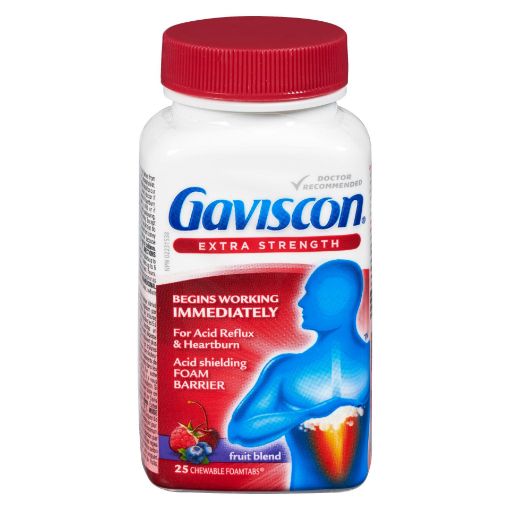 Picture of GAVISCON EXTRA STRENGTH - FRUIT 25S