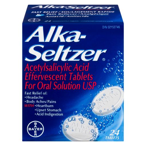 Picture of ALKA SELTZER TABLET 324MG 24S