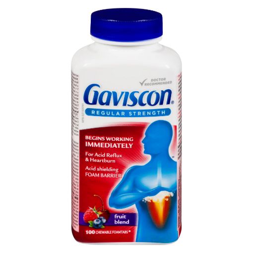 Picture of GAVISCON REGULAR STRENGTH - FRUIT 100S                                     