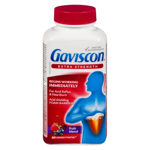 Picture of GAVISCON EXTRA STRENGTH - FRUIT 60S                                        