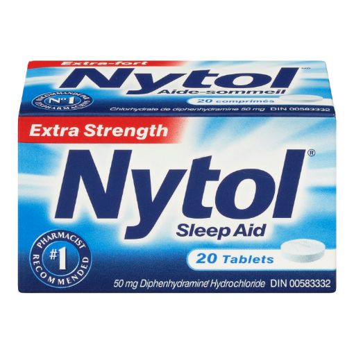 Picture of NYTOL SLEEP AID - TABLETS 50MG 20S                                         