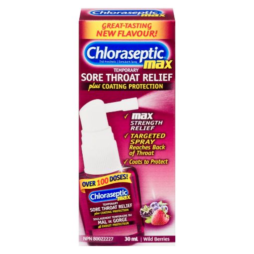 Picture of CHLORASEPTIC MAX SPRAY - WILD BERRIES 30ML
