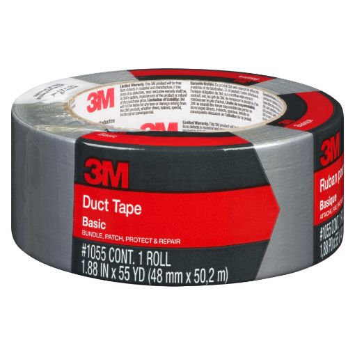 Picture of 3M SCOTCH 3M 1055 BASIC DUCT TAPE 1.88 IN X 55 YD - GREY