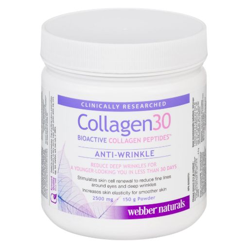 Picture of WEBBER NATURALS COLLAGEN30 ANTI-WRINKLE 2500MG 150GR                       