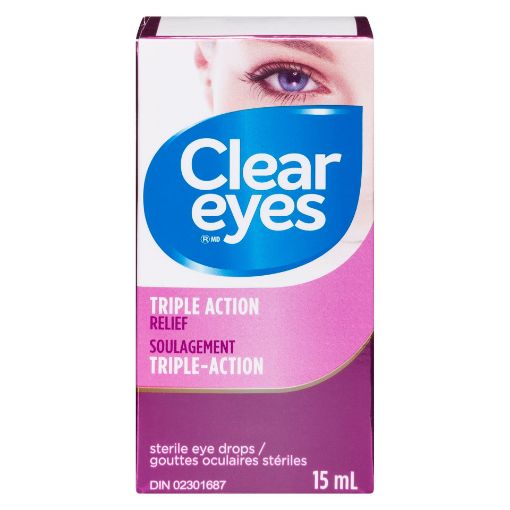 Picture of CLEAR EYES TRIPLE ACTION DROPS 15ML
