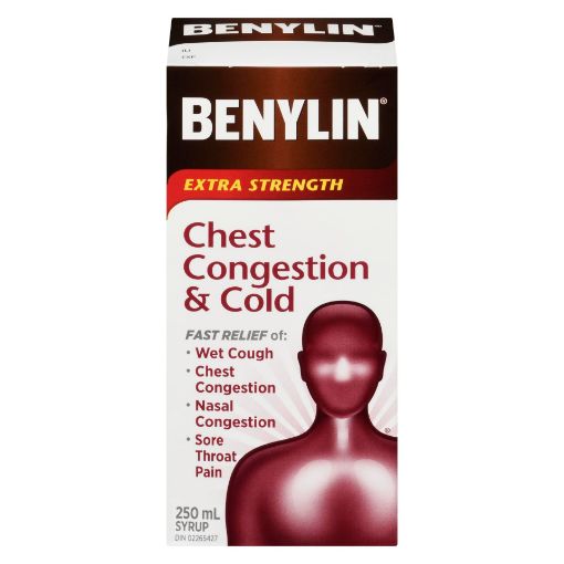 Picture of BENYLIN SYRUP EXTRA STRENGTH 250ML                                         