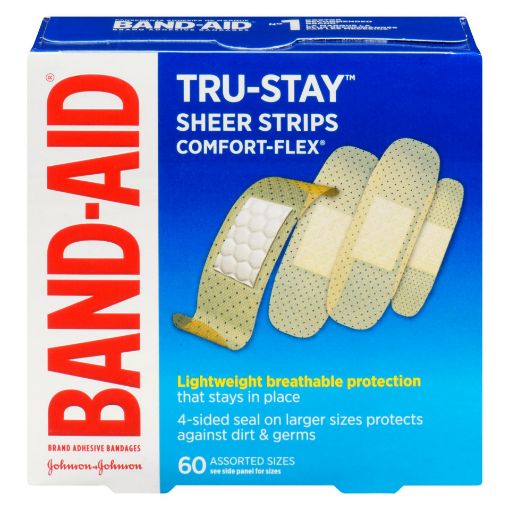 Picture of BAND-AID BANDAGE - PLASTIC 60S                                             