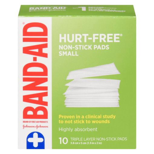 Picture of BAND-AID PADS NON-STICK SM 1.5X2IN 10S                                     