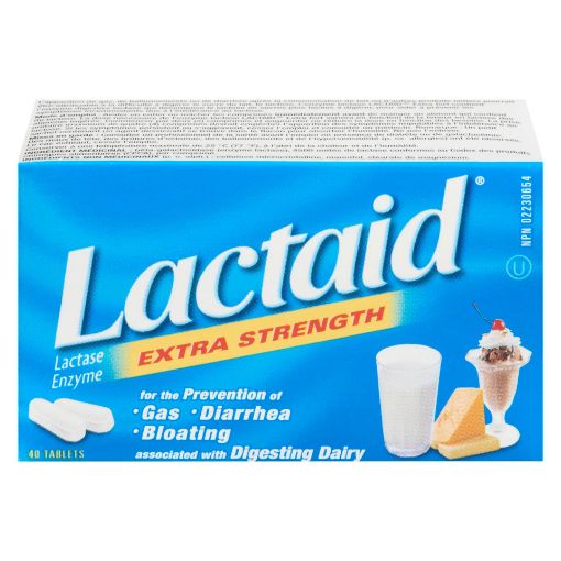 Picture of LACTAID EXTRA STRENGTH - CHEWABLE TABLET 40S                               