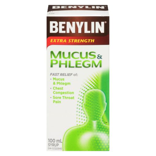 Picture of BENYLIN MUCOUS and PHLEGM RELIEF SYRUP 100ML