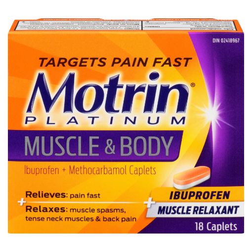 Picture of MOTRIN PLATINUM MUSCLE and BODY 18S