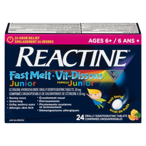 Picture of REACTINE JUNIOR FAST MELTS 24S