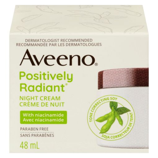 Picture of AVEENO POSITIVELY RADIANT INTENSIVE NIGHT CREAM 48ML                       