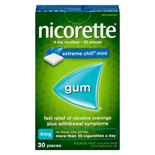 Picture of NICORETTE GUM - EXTREME CHILL MINT 4MG 30S                                 