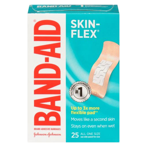 Picture of BAND-AID BANDAGE - SKIN FLEX ALL ONE SIZE 25S                              