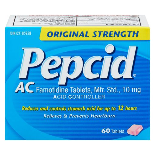 Picture of PEPCID AC EASY SWALLOW TABLET 60S                                          