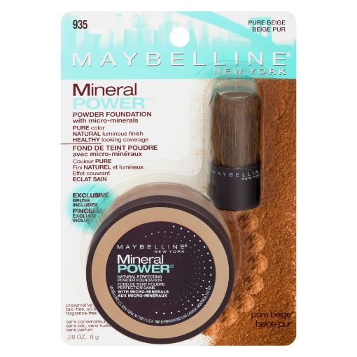 Picture of MAYBELLINE MINERAL POWER POWDER FOUNDATION - PURE BEIGE                    