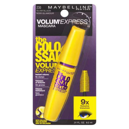 Picture of MAYBELLINE VOLUM EXPRESS COLOSSAL MASCARA - GLAM BLACK                     