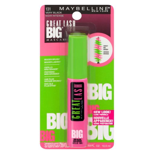 Picture of MAYBELLINE GREAT LASH BIG MASCARA - VERY BLACK                             